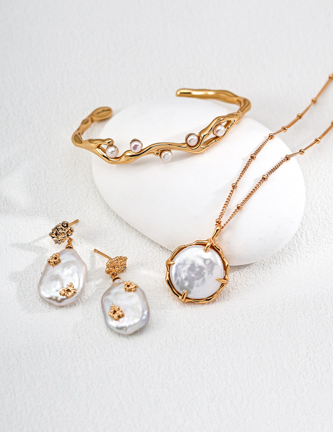 Vintage S925 Sterling Silver Natural Pearl Zircon Earrings – Elegant Retro Jewelry for Women, Classic Gift for Wedding, Party & Daily Wear