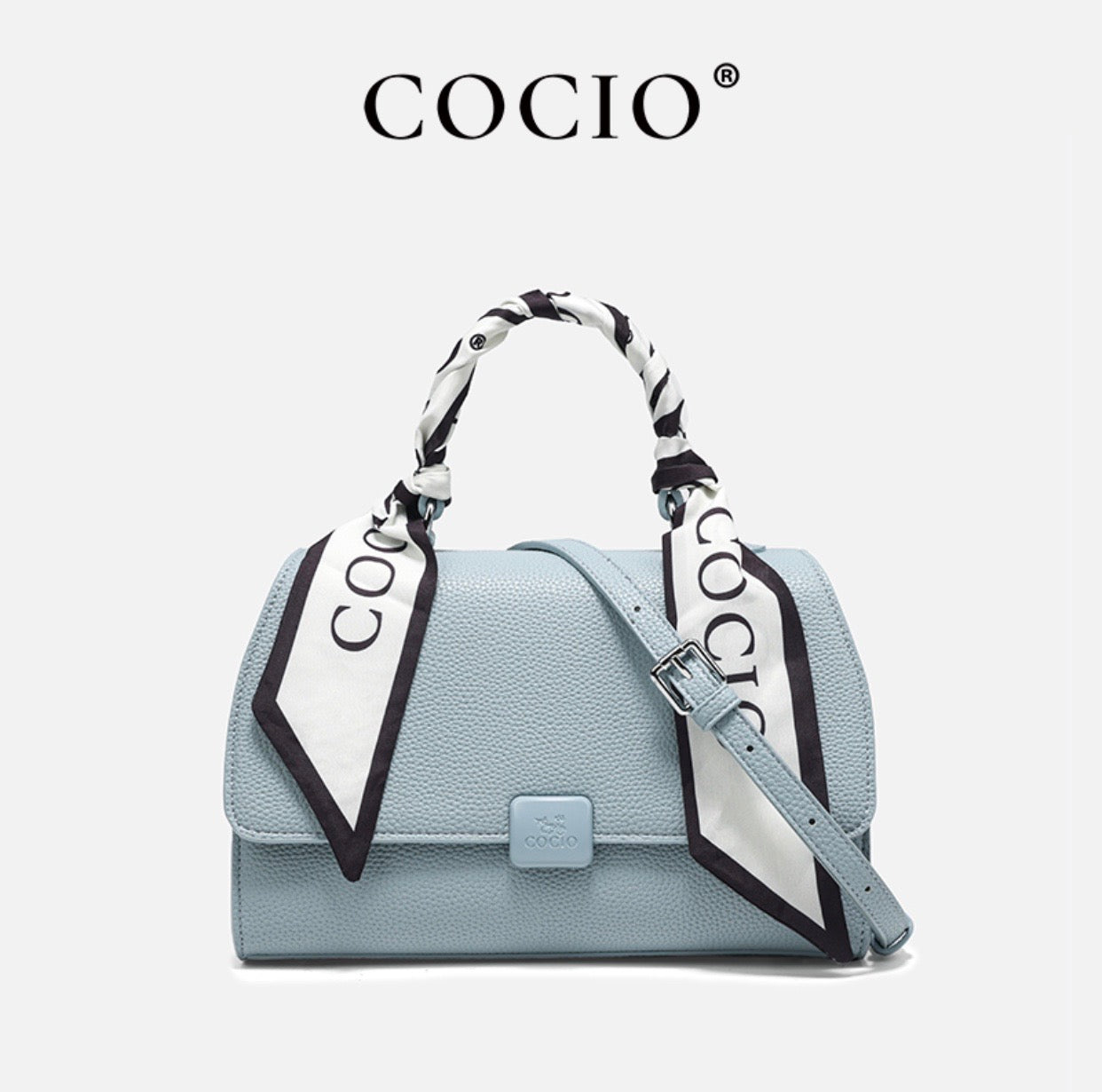 Elegant & Eco-Friendly: The Must-Have Misty Blue Handbag
