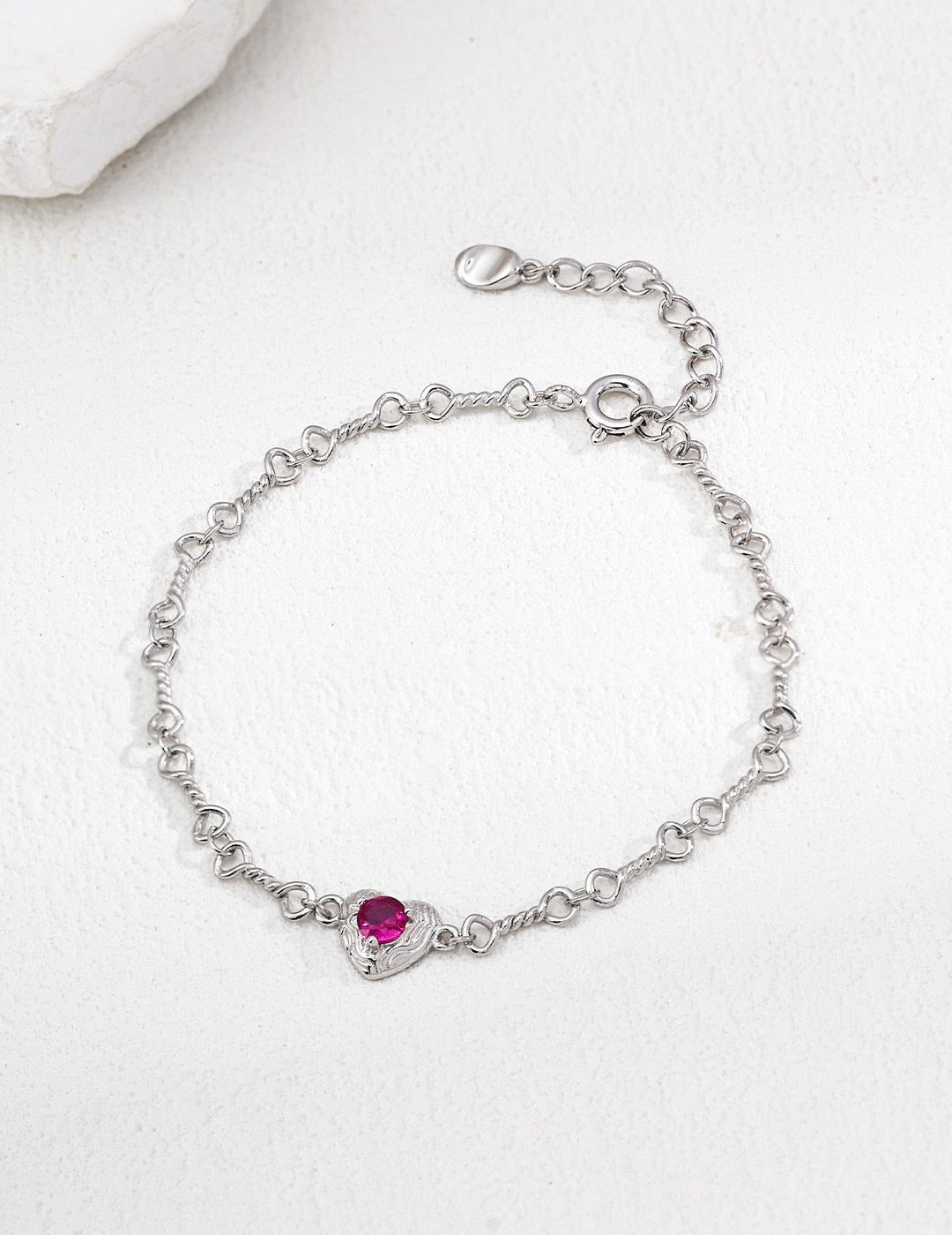 925 silver zircon necklace