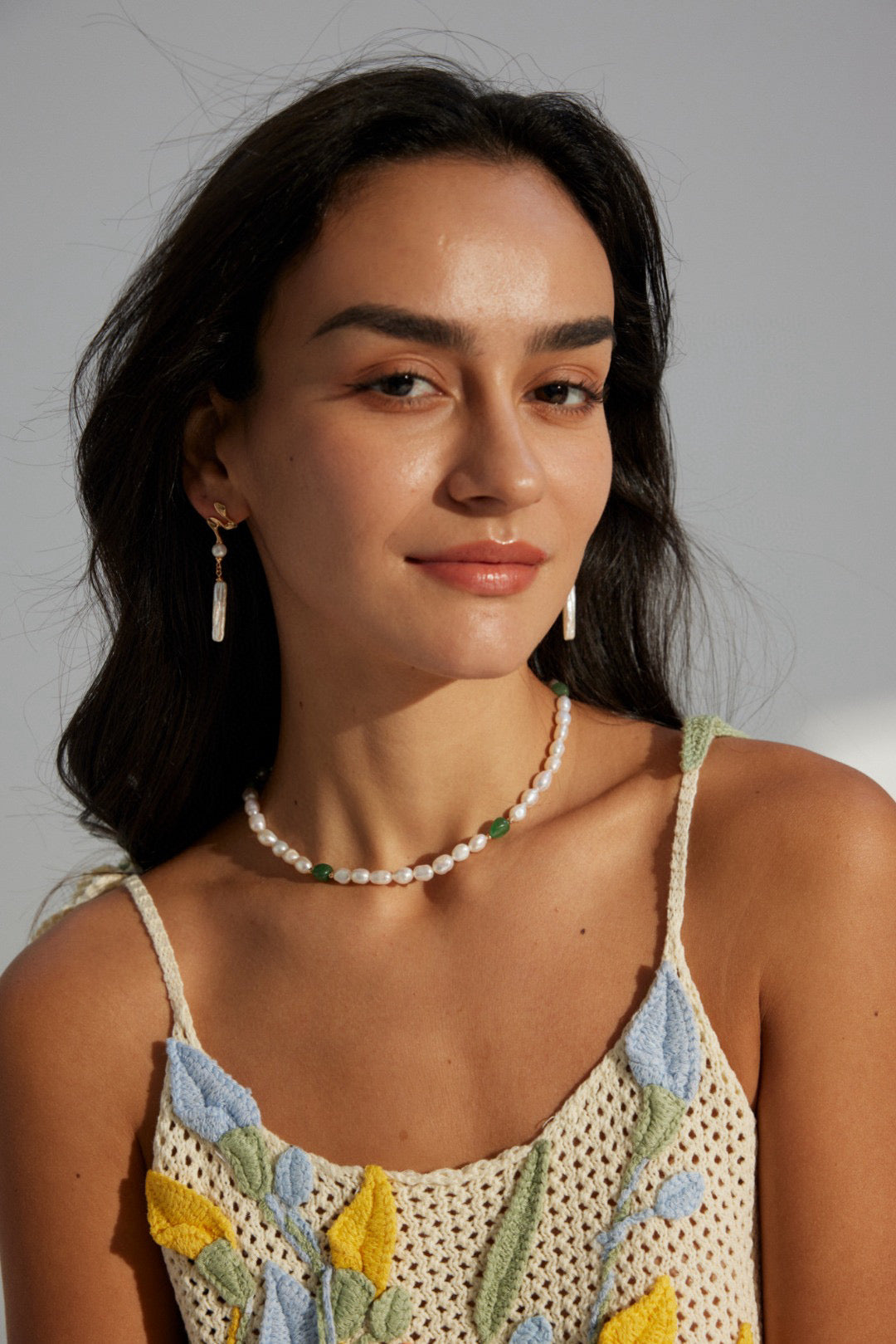 Natural Baroque PearlEarrings