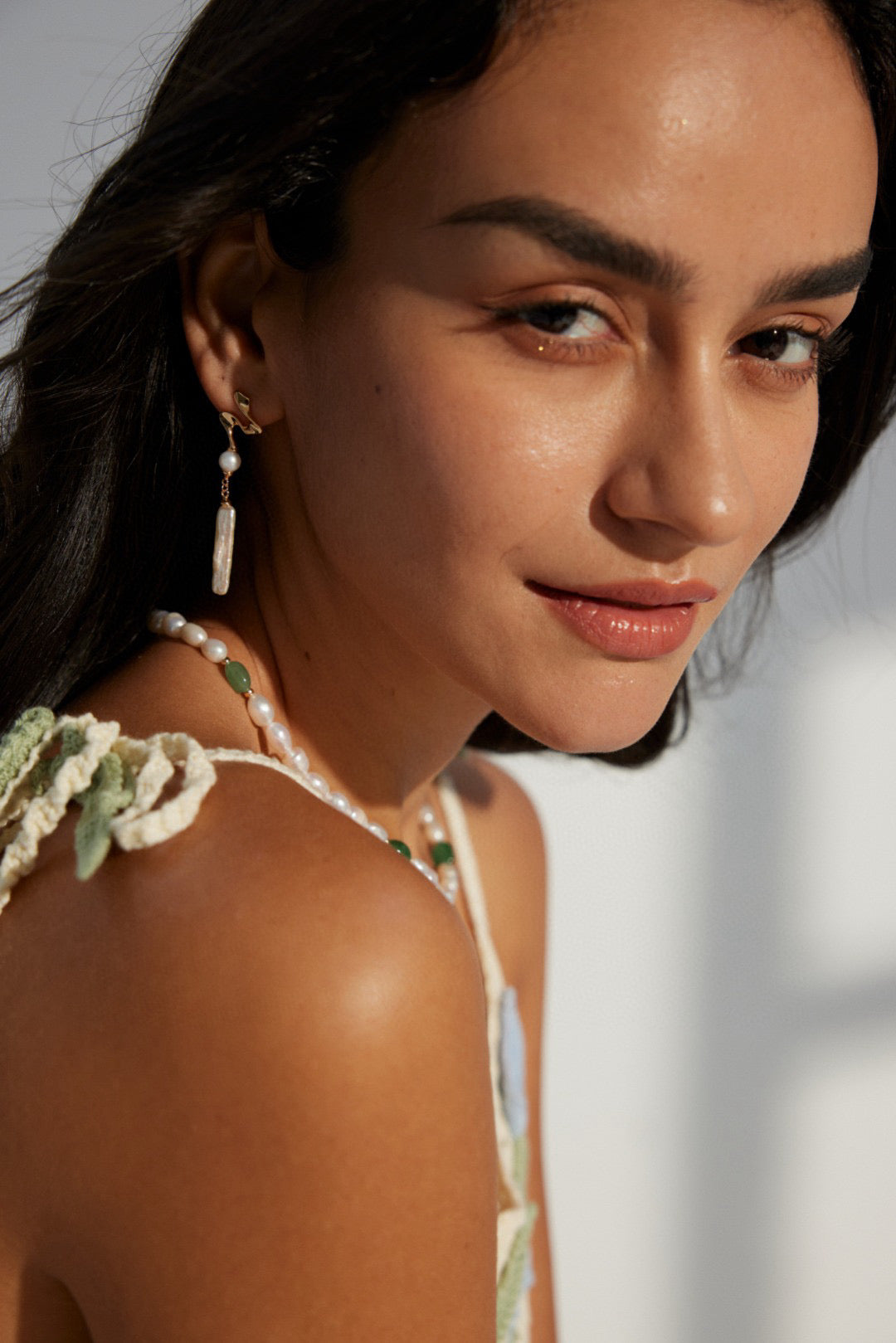 Natural Baroque PearlEarrings