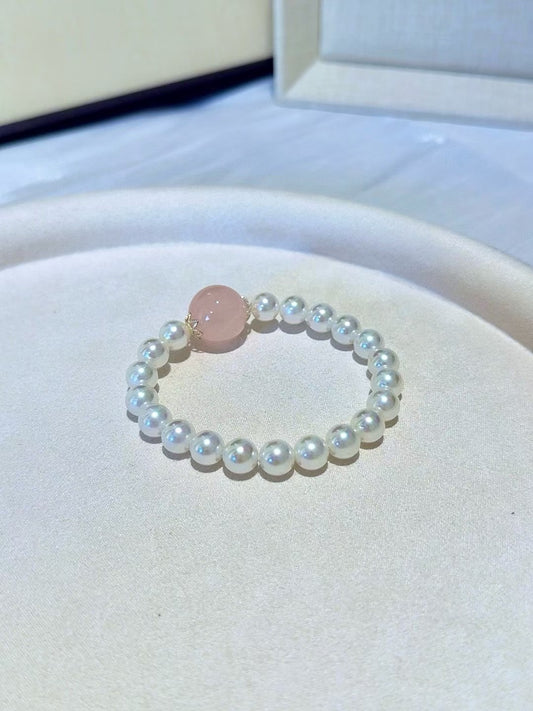 Pink Crystal Bead Bracelet

Enhance intuition | Balance emotions | Protect physical and mental well-being | Attract happiness