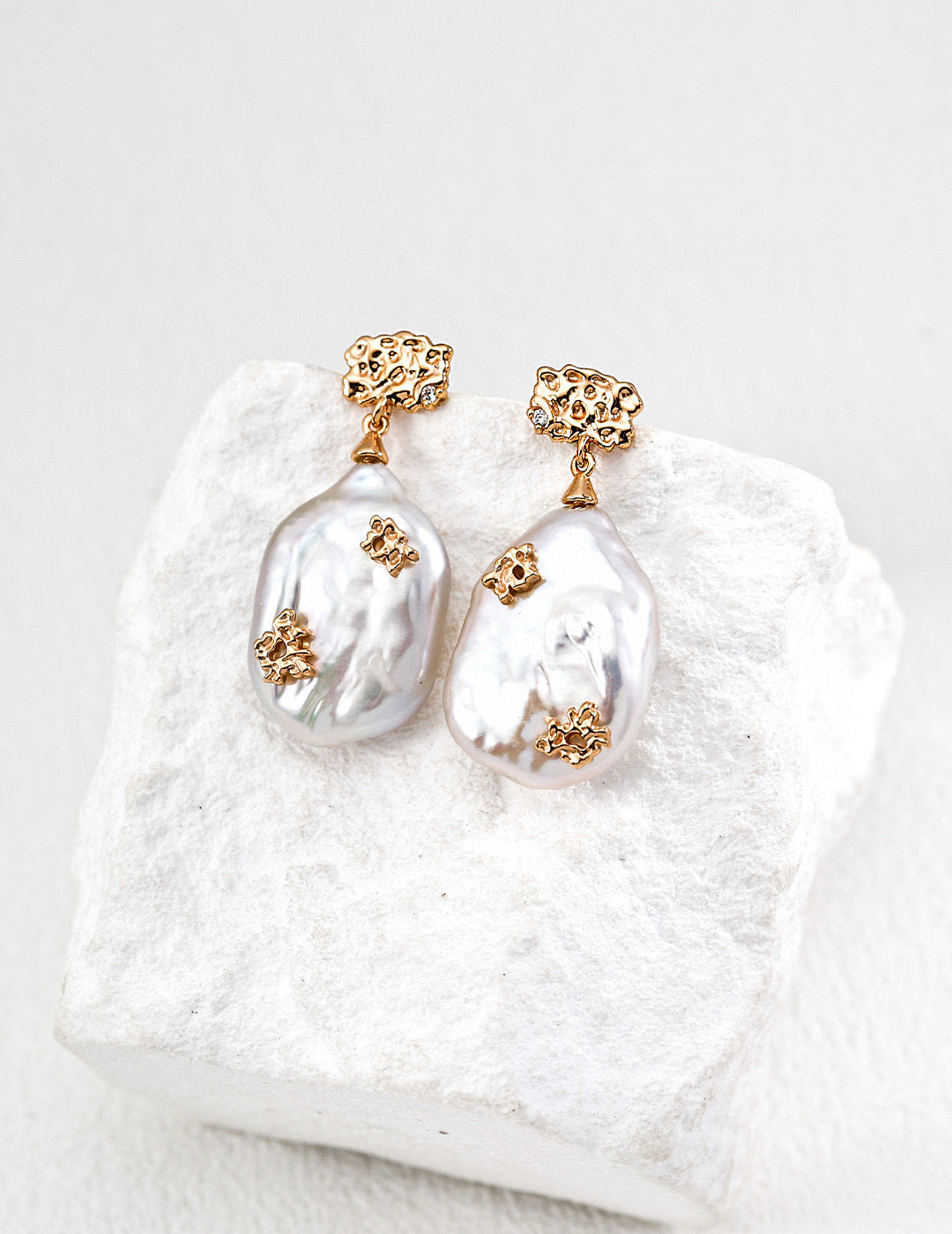 Vintage S925 Sterling Silver Natural Pearl Zircon Earrings – Elegant Retro Jewelry for Women, Classic Gift for Wedding, Party & Daily Wear